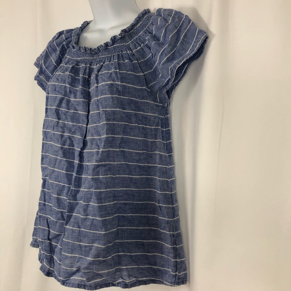 BeachLunchLounge Line/Cotton short sleeve top S - Picture 5 of 14